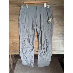 Howler Bros Shoalwater Tech Pants Mens 34x32 Gray Durable Stretch Ripstop NWT